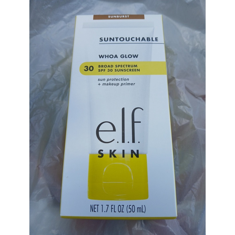 e.l.f. SKIN Suntouchable Whoa Glow SPF 30, Sunburst Sheer Bronze Exp 4/2026 NIB‎